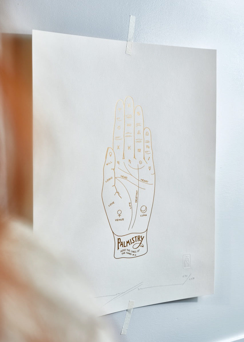 Noat Art Print_Palmistry unframed wall art