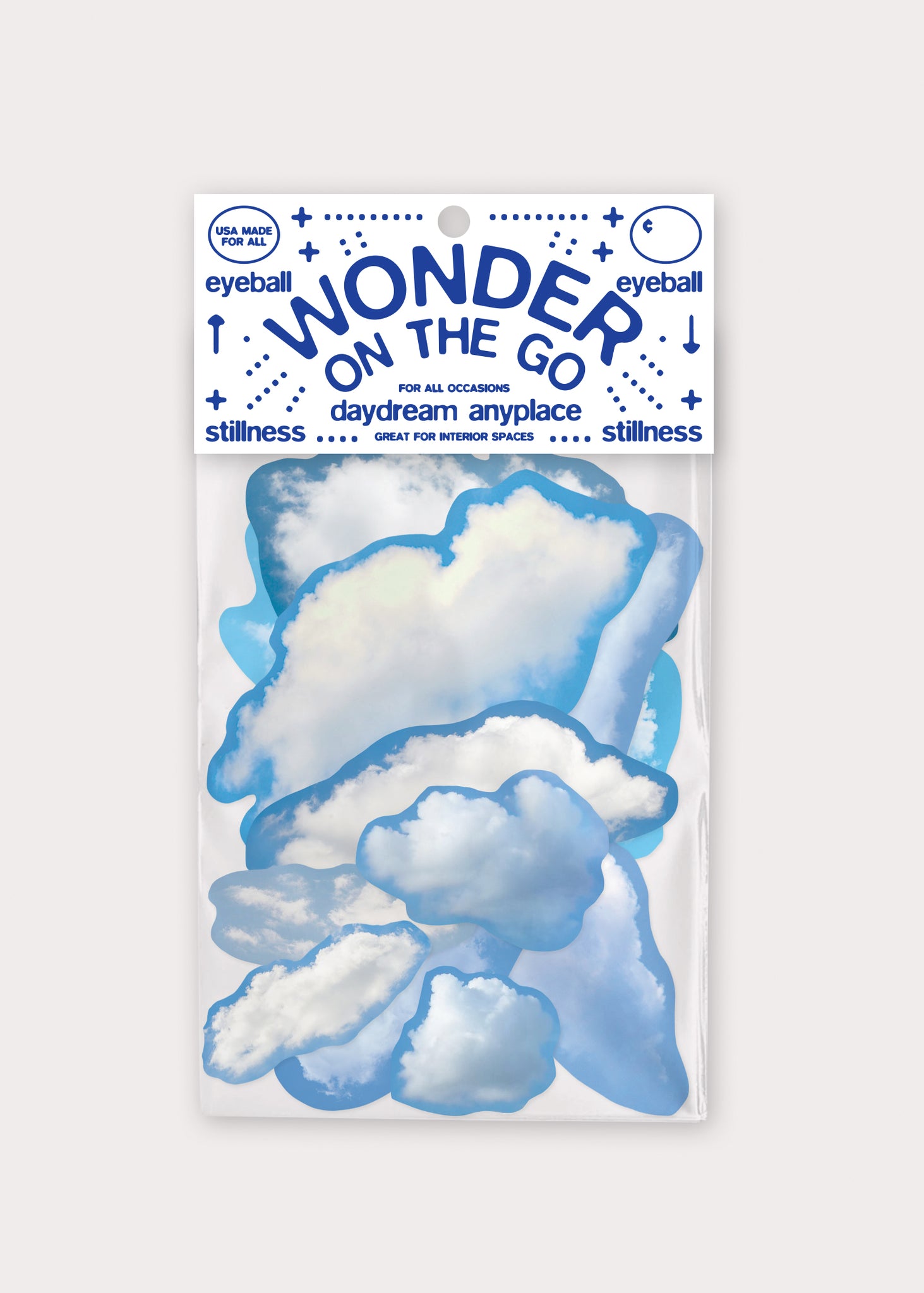 Wonder On The Go Cloud Sticker Set by Noat daydream anyplace