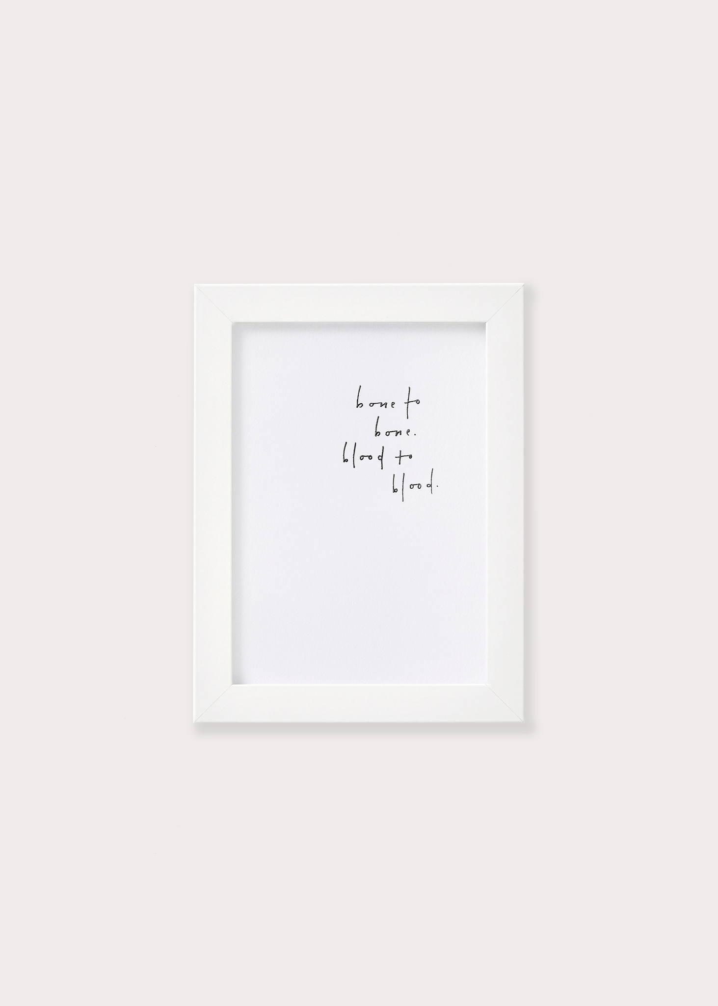 Mini Print - Bone To Bone