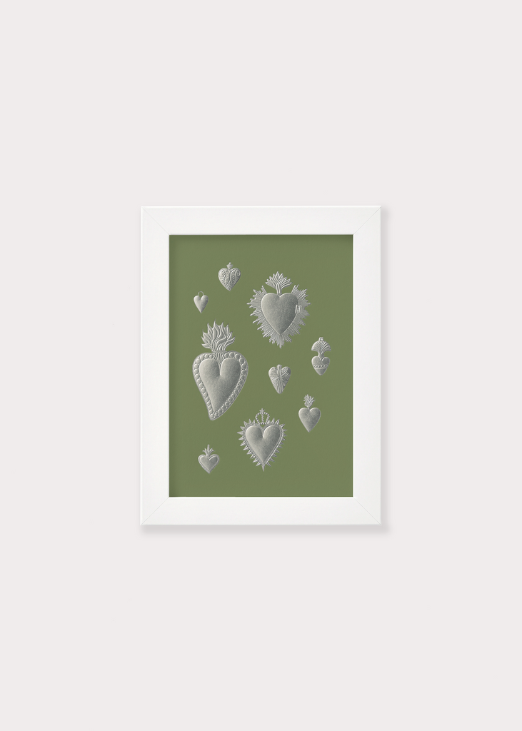 Mini Print - Heart Milagros Tin