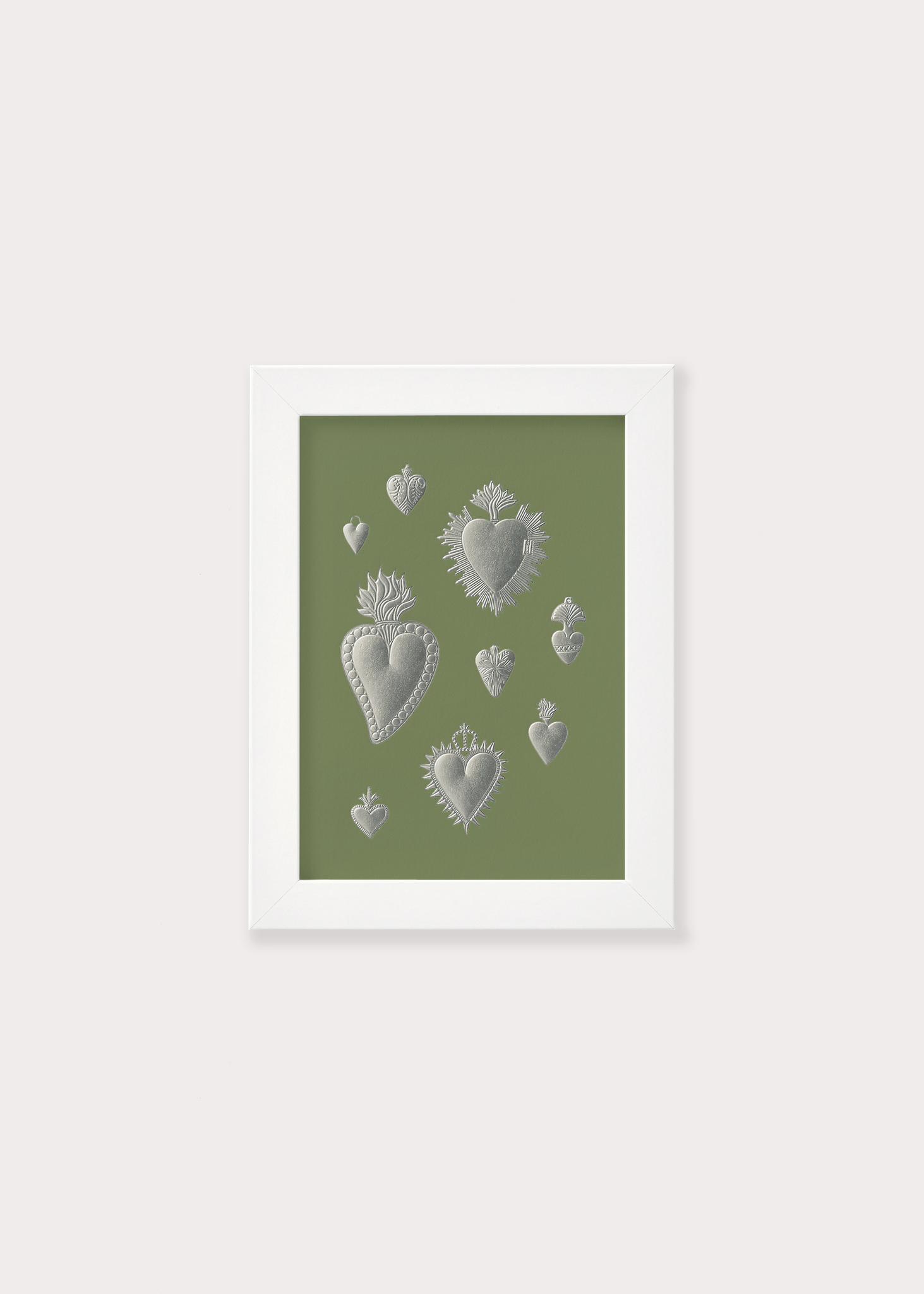 Mini Print - Heart Milagros Tin