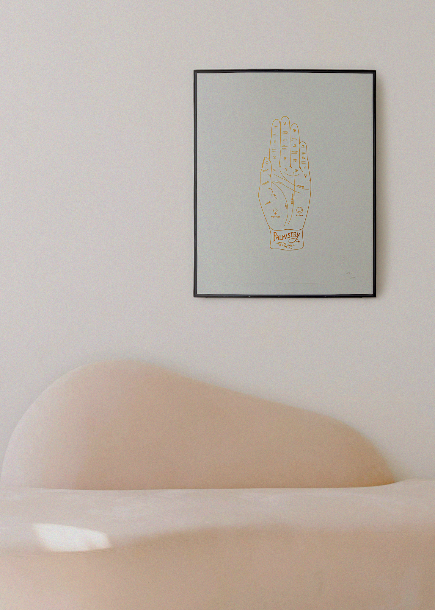 Palmistry Art Print - Smoke