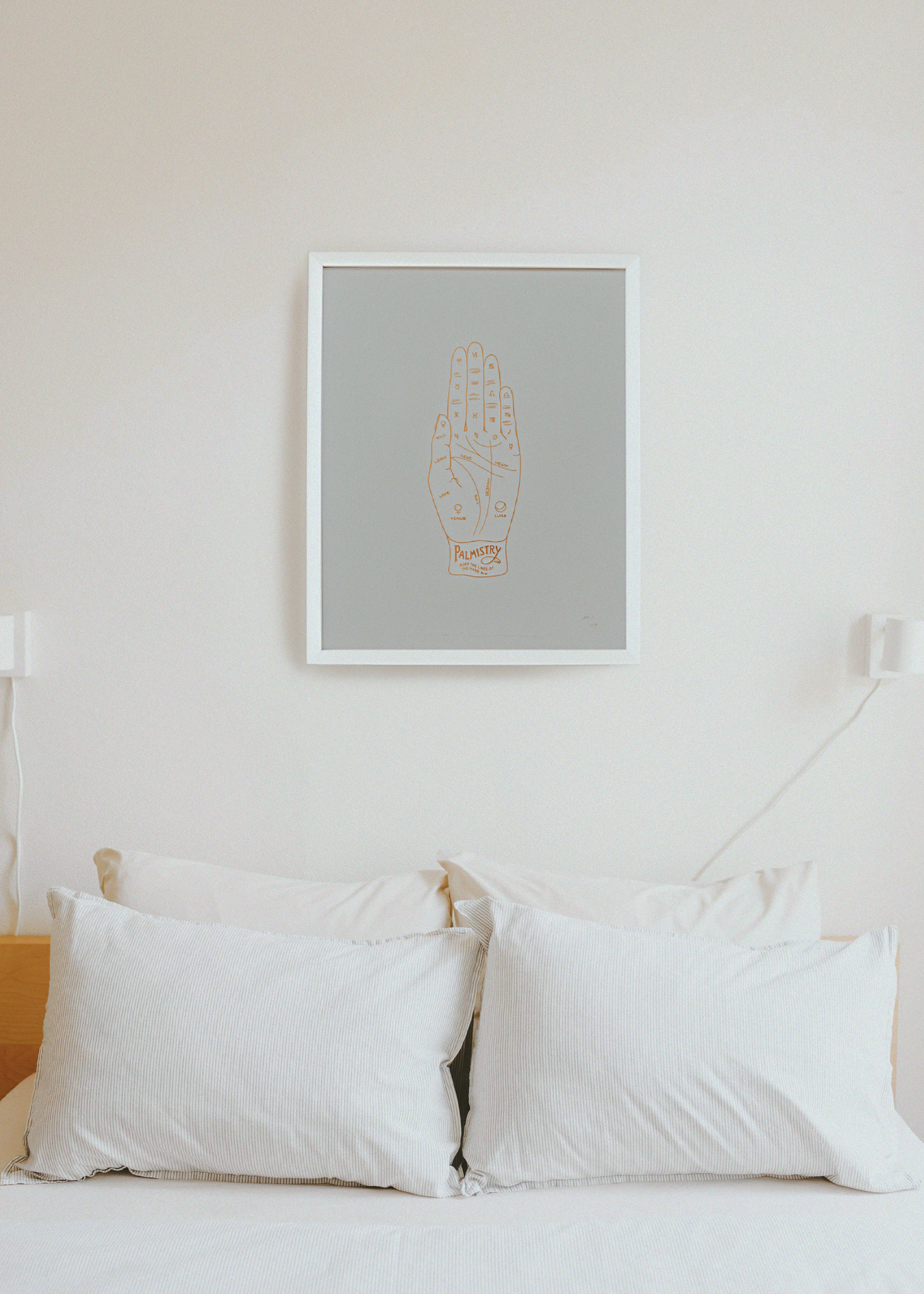 Palmistry Art Print - Smoke