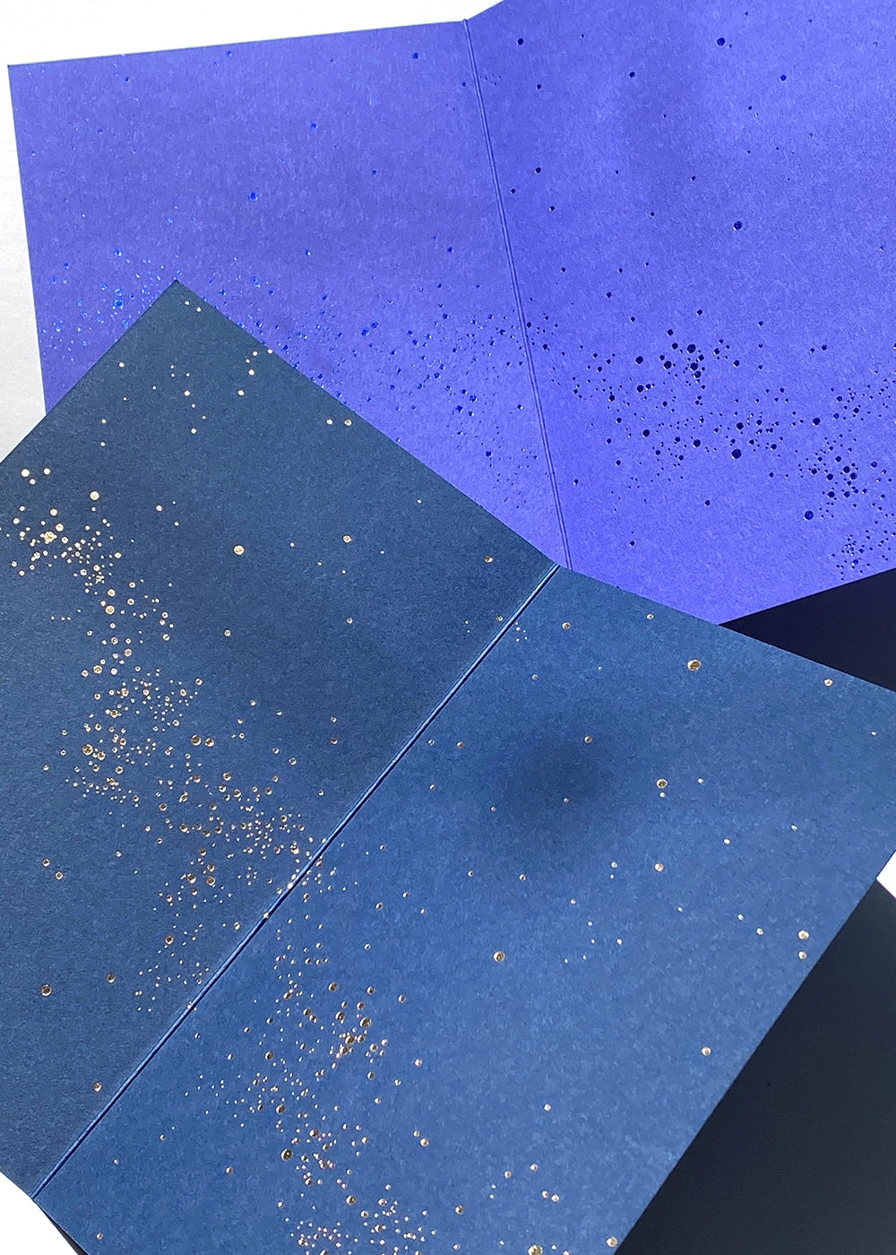 You_are_made_of_Stardust_blue_purple_Noat_greeting_cards_open